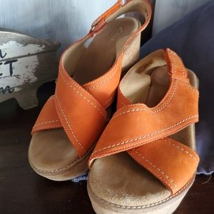 Clark's wedge sandals